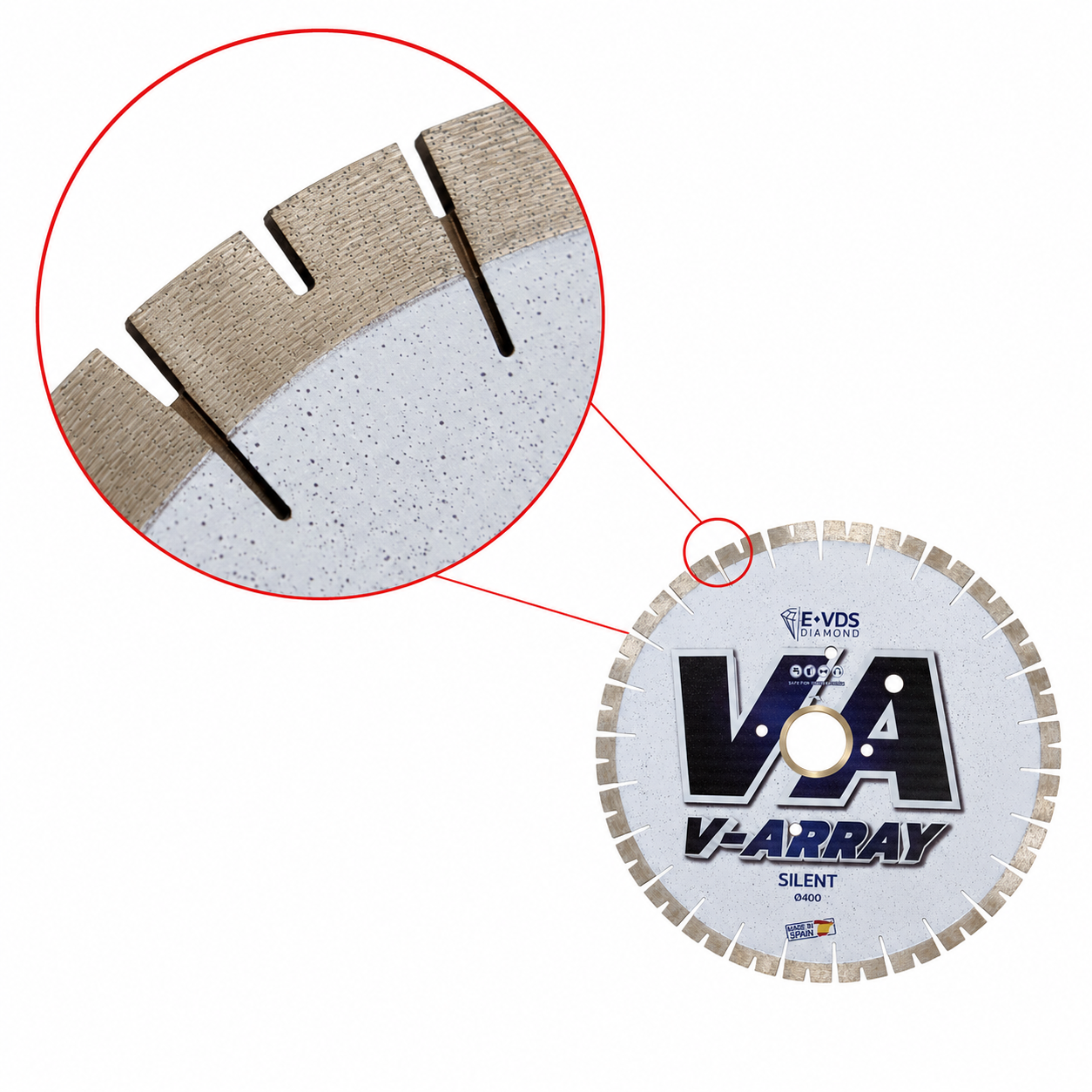 V-ARRAY DIAMOND POSITIONED