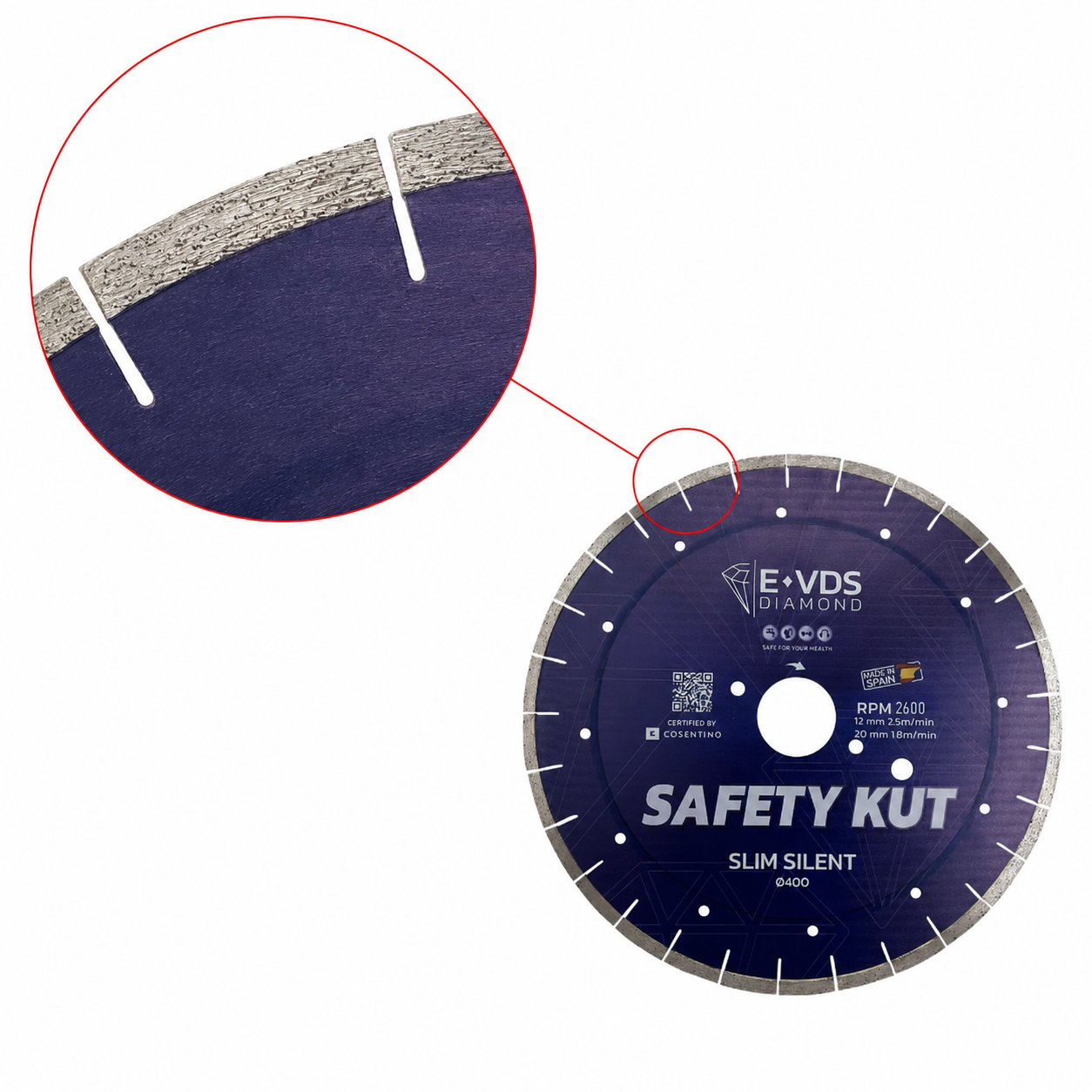 SAFETY KUT "SLIM" - PORCELAIN AND UCS